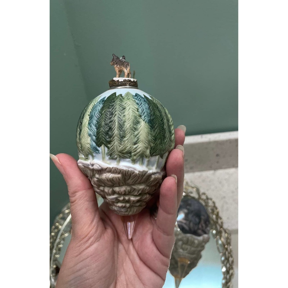 Bradford exchange porcelain handpainted collectors ornaments